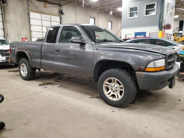 1D7HG12X43S248068 - 2003 DODGE DAKOTA SXT GRAY photo 4