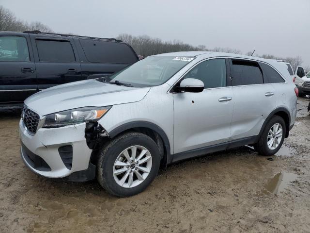 5XYPG4A3XKG454313 - 2019 KIA SORENTO L SILVER photo 1