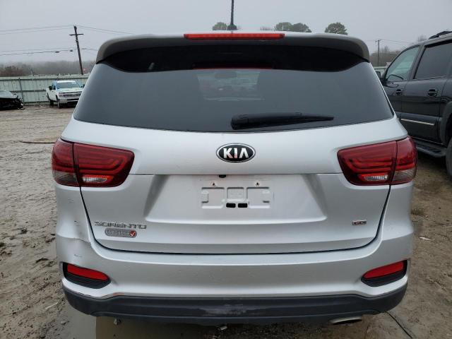 5XYPG4A3XKG454313 - 2019 KIA SORENTO L SILVER photo 6