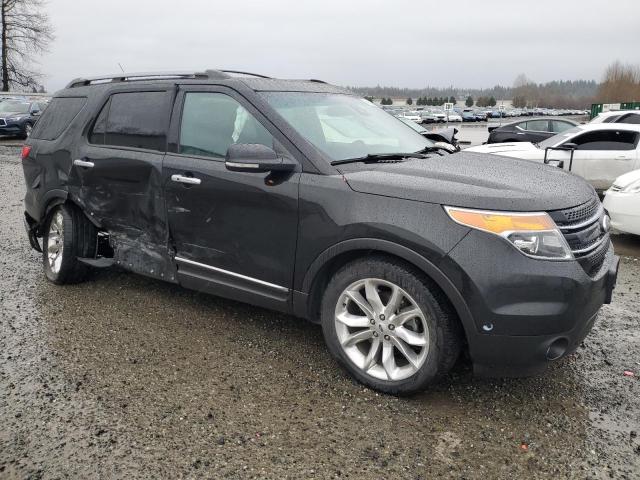 1FM5K8F80DGA17918 - 2013 FORD EXPLORER LIMITED BLACK photo 4