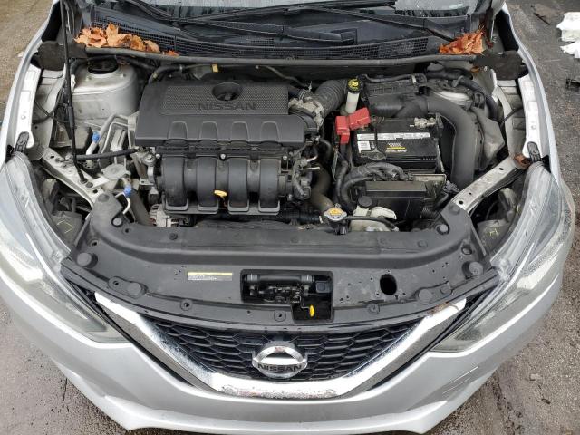 3N1AB7AP4KY375839 - 2019 NISSAN SENTRA S SILVER photo 11