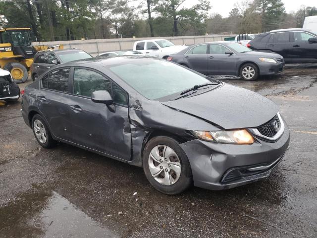 19XFB2F51DE283914 - 2013 HONDA CIVIC LX GRAY photo 4