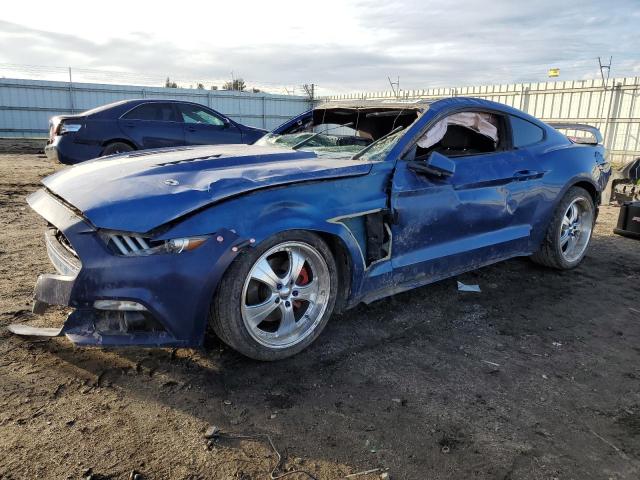 1FA6P8TH7H5266772 - 2017 FORD MUSTANG BLUE photo 1