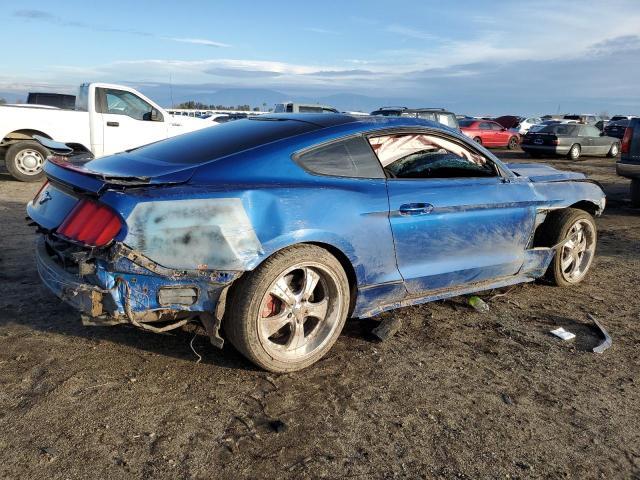 1FA6P8TH7H5266772 - 2017 FORD MUSTANG BLUE photo 3