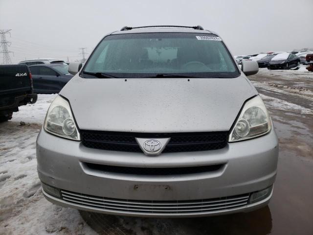 5TDZA22C65S288571 - 2005 TOYOTA SIENNA XLE SILVER photo 5