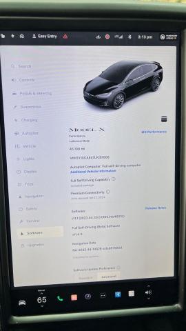 5YJXCAE47LF261008 - 2020 TESLA MODEL X BLACK photo 8