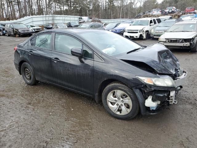 19XFB2F56FE056026 - 2015 HONDA CIVIC LX BLACK photo 4