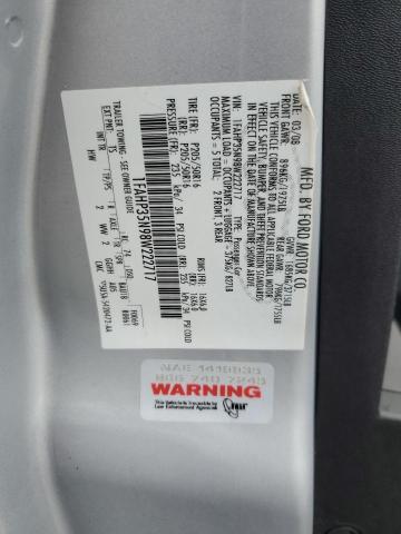 1FAHP35N98W222717 - 2008 FORD FOCUS SE SILVER photo 12