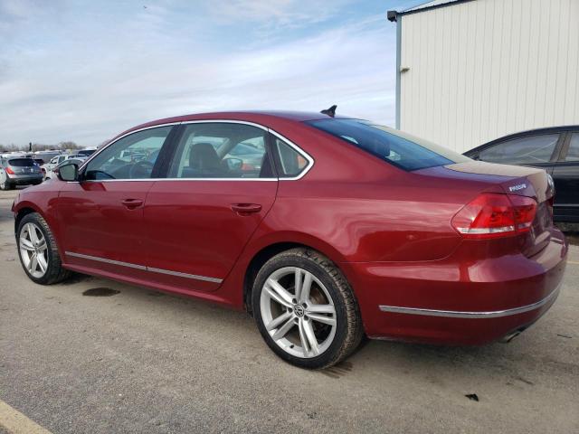 1VWBS7A34FC033172 - 2015 VOLKSWAGEN PASSAT SE RED photo 2