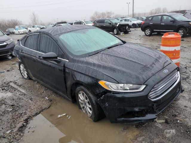 1FA6P0G76F5101568 - 2015 FORD FUSION S BLACK photo 4