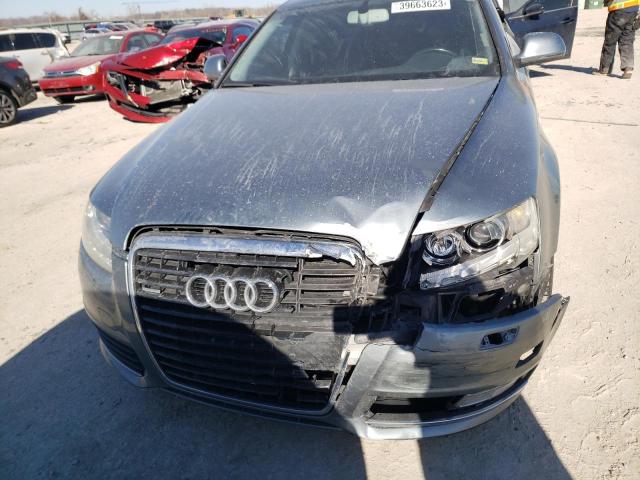 WAUKGBFB4AN053259 - 2010 AUDI A6 PRESTIGE ნაცრისფერი ფოტო 5