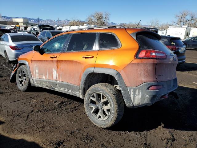 1C4PJMBSXFW710143 - 2015 JEEP CHEROKEE TRAILHAWK 橙色 照片 2