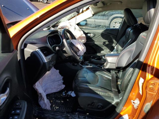 1C4PJMBSXFW710143 - 2015 JEEP CHEROKEE TRAILHAWK 橙色 照片 7