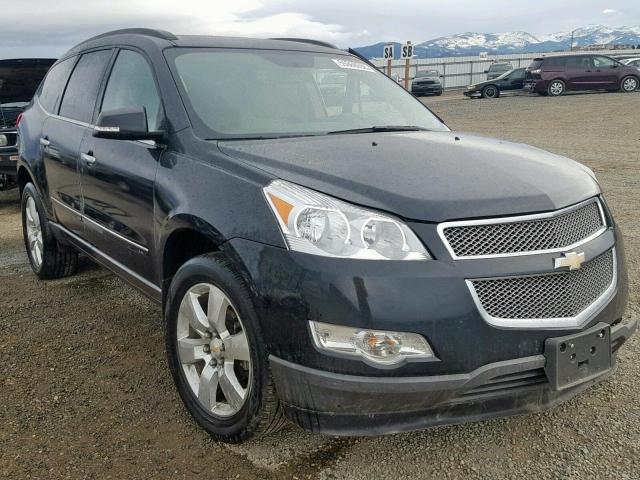 1GNKVLEDXBJ362834 - 2011 CHEVROLET TRAVERSE LTZ BLACK photo 1