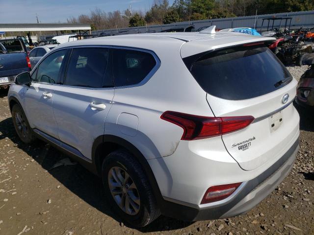 5NMS33AD0KH020562 - 2019 HYUNDAI SANTA FE SEL Սպիտակ լուսանկար 2