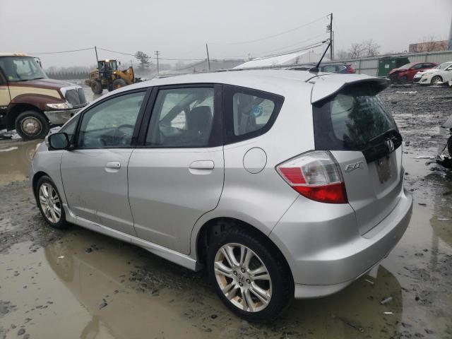 JHMGE8H58BC011231 - 2011 HONDA FIT SPORT SILVER photo 2