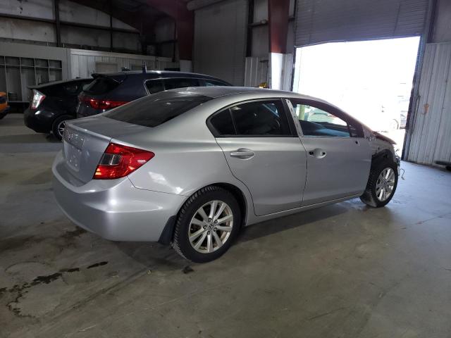 19XFB2F92CE307400 - 2012 HONDA CIVIC EXL SILVER photo 3