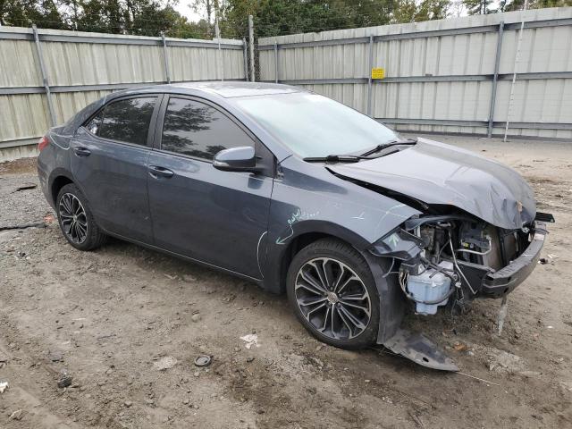 2T1BURHE0EC139298 - 2014 TOYOTA COROLLA L GRAY photo 4