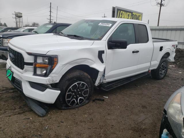 1FTEX1EP5PKE46916 - 2023 FORD F150 SUPER CAB WHITE photo 1