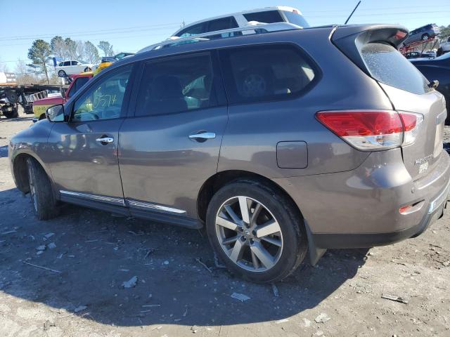 5N1AR2MN0EC706561 - 2014 NISSAN PATHFINDER S GRAY photo 2
