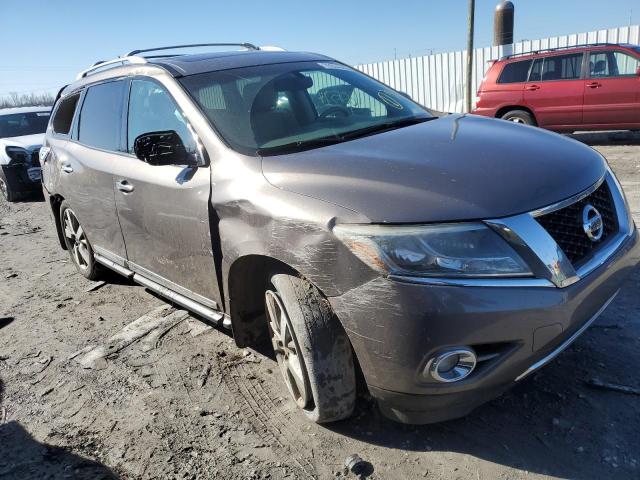 5N1AR2MN0EC706561 - 2014 NISSAN PATHFINDER S GRAY photo 4