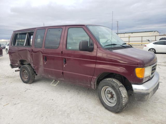 1FBNE31L36DA35221 - 2006 FORD ECONOLINE BURGUNDY photo 4