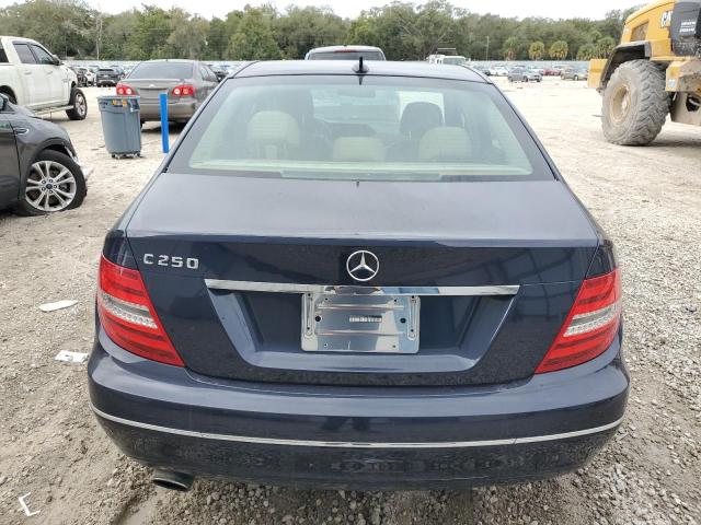 WDDGF4HB0EA957813 - 2014 MERCEDES-BENZ C 250 BLUE photo 6