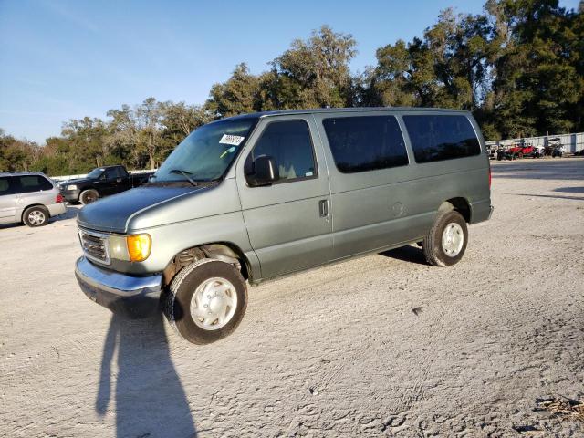 1FBNE31L06DA08218 - 2006 FORD ECONOLINE E350 SUPER DUTY WAGON GREEN photo 1