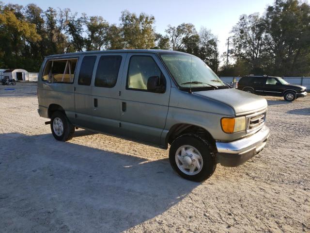 1FBNE31L06DA08218 - 2006 FORD ECONOLINE E350 SUPER DUTY WAGON GREEN photo 4