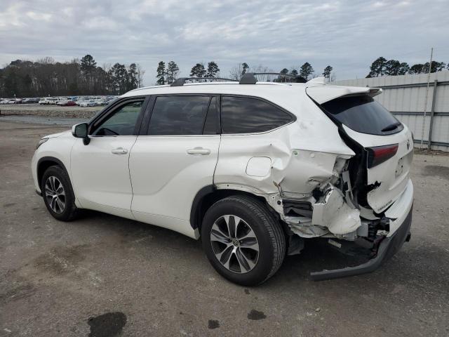 5TDGZRAH8LS021564 - 2020 TOYOTA HIGHLANDER XLE WHITE photo 2