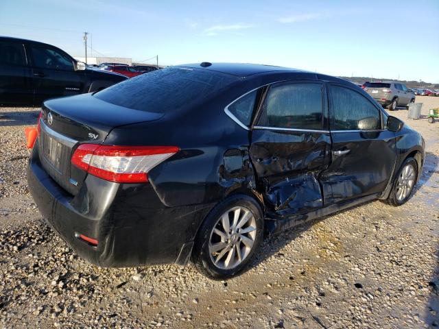 3N1AB7AP5EY306145 - 2014 NISSAN SENTRA S BLACK photo 3