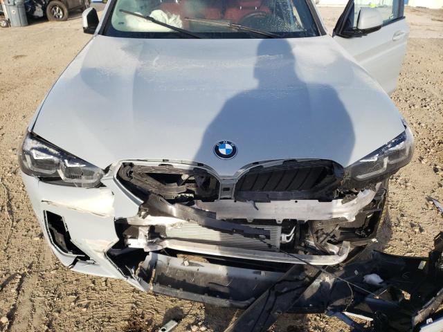 5UX53DP07N9J21278 - 2022 BMW X3 XDRIVE30I GRAY photo 11