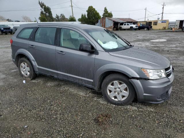 3C4PDCAB3CT203931 - 2012 DODGE JOURNEY SE GRAY photo 4