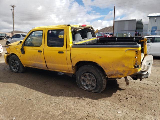 1N6ED27T74C400290 - 2004 NISSAN FRONTIER CREW CAB XE V6 YELLOW photo 2