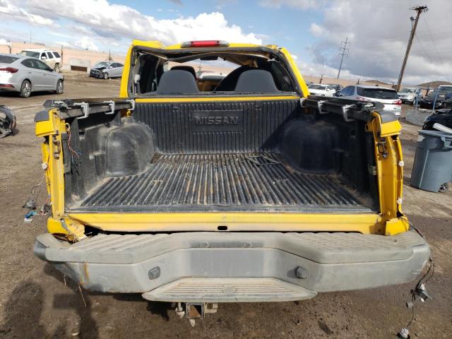 1N6ED27T74C400290 - 2004 NISSAN FRONTIER CREW CAB XE V6 YELLOW photo 6