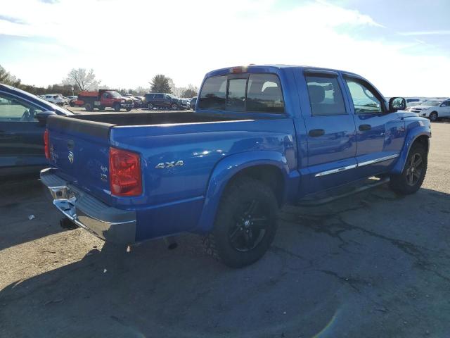 1D7HW58N68S594730 - 2008 DODGE DAKOTA QUAD LARAMIE BLUE photo 3