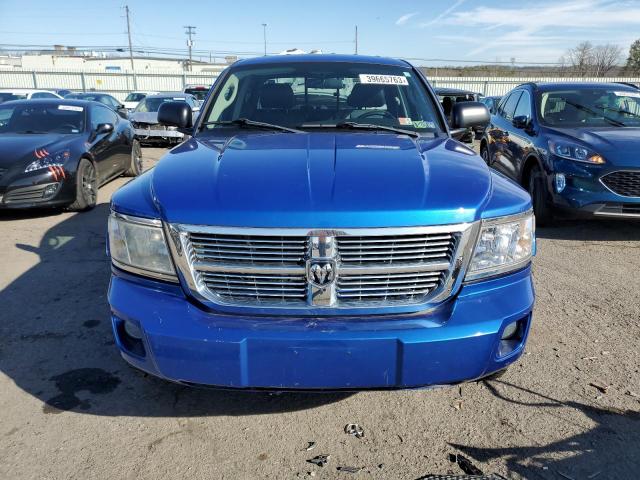 1D7HW58N68S594730 - 2008 DODGE DAKOTA QUAD LARAMIE BLUE photo 5