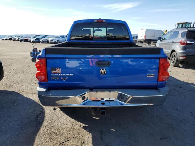 1D7HW58N68S594730 - 2008 DODGE DAKOTA QUAD LARAMIE BLUE photo 6