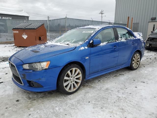 JA3AV66V79U608856 - 2009 MITSUBISHI LANCER RALLIART BLUE photo 1