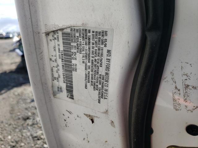 1LNHM81W0YY884930 - 2000 LINCOLN TOWN CAR EXECUTIVE WHITE photo 12