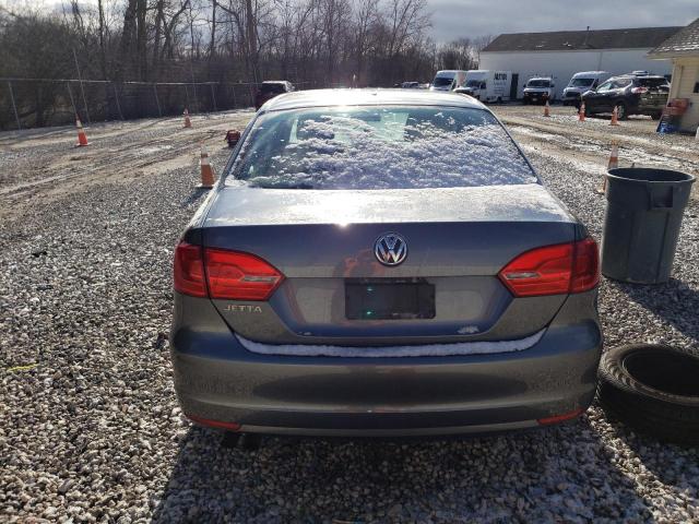 3VW2K7AJ1DM309432 - 2013 VOLKSWAGEN JETTA BASE رمادي صورة 6