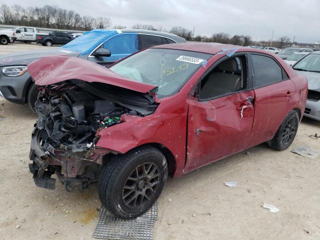 KNAFU4A22D5727510 - 2013 KIA FORTE EX RED photo 1