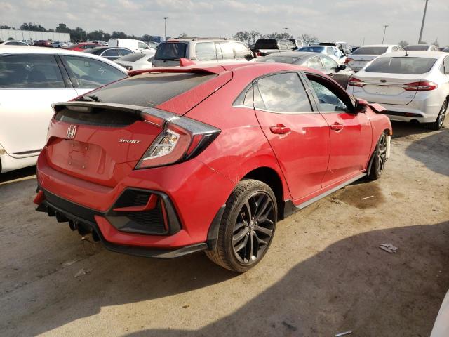 SHHFK7H41MU404760 - 2021 HONDA CIVIC SPORT 红色 照片 3