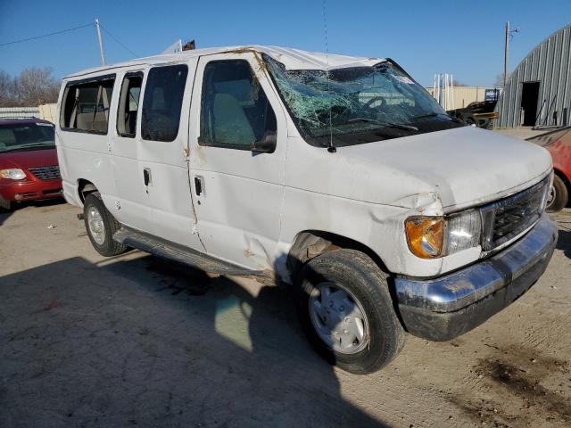 1FBNE31L55HA92091 - 2005 FORD ECONOLINE E350 SUPER DUTY WAGON WHITE photo 4