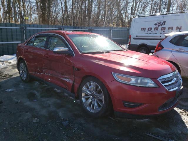 1FAHP2FW0AG168127 - 2010 FORD TAURUS LIMITED RED photo 4