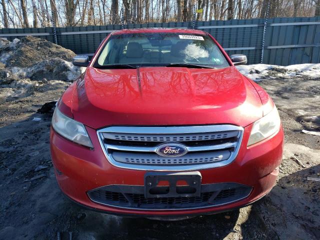 1FAHP2FW0AG168127 - 2010 FORD TAURUS LIMITED RED photo 5