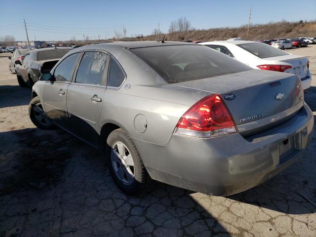 2G1WT58K189170883 - 2008 CHEVROLET IMPALA LT GRAY photo 2