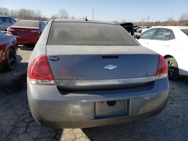 2G1WT58K189170883 - 2008 CHEVROLET IMPALA LT GRAY photo 6