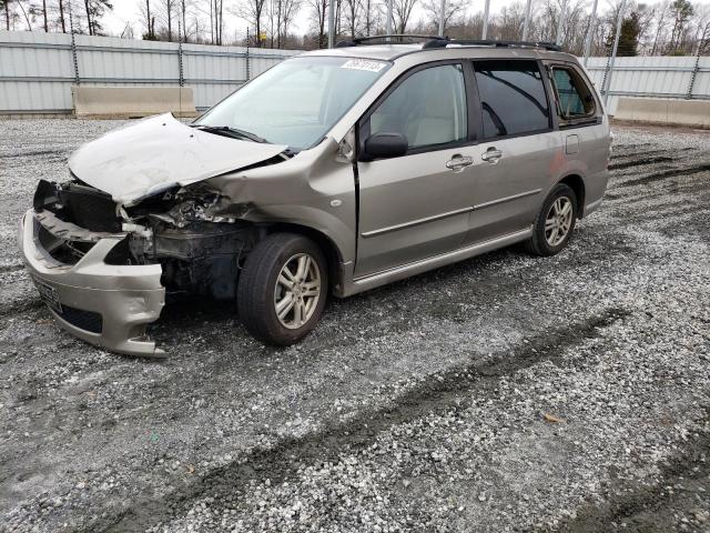 JM3LW28A260567377 - 2006 MAZDA MPV WAGON GOLD photo 1