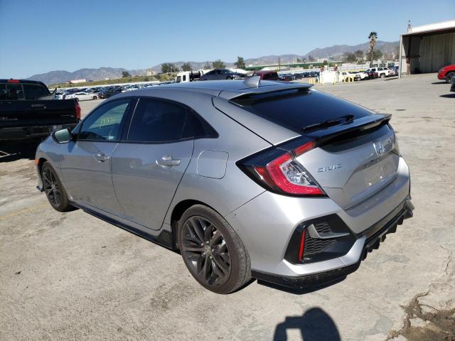 SHHFK7H46MU427113 - 2021 HONDA CIVIC SPORT GRAY photo 2